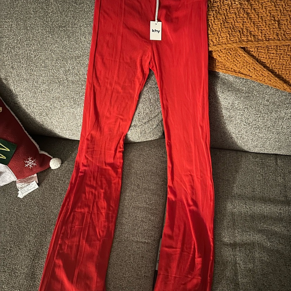 Khy Red Mesh Pants